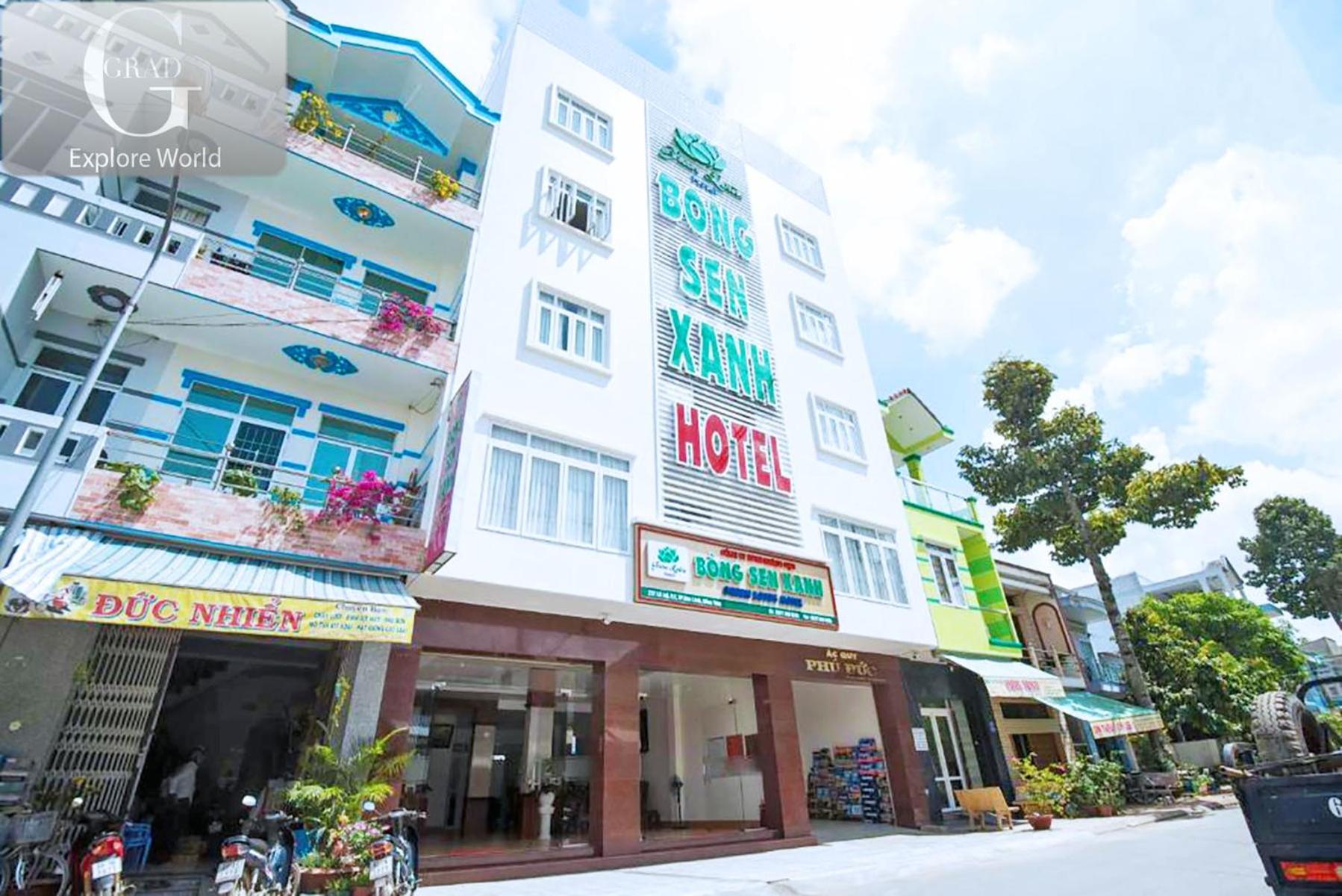 Bong Sen Xanh Hotel Cao Lanh Bagian luar foto