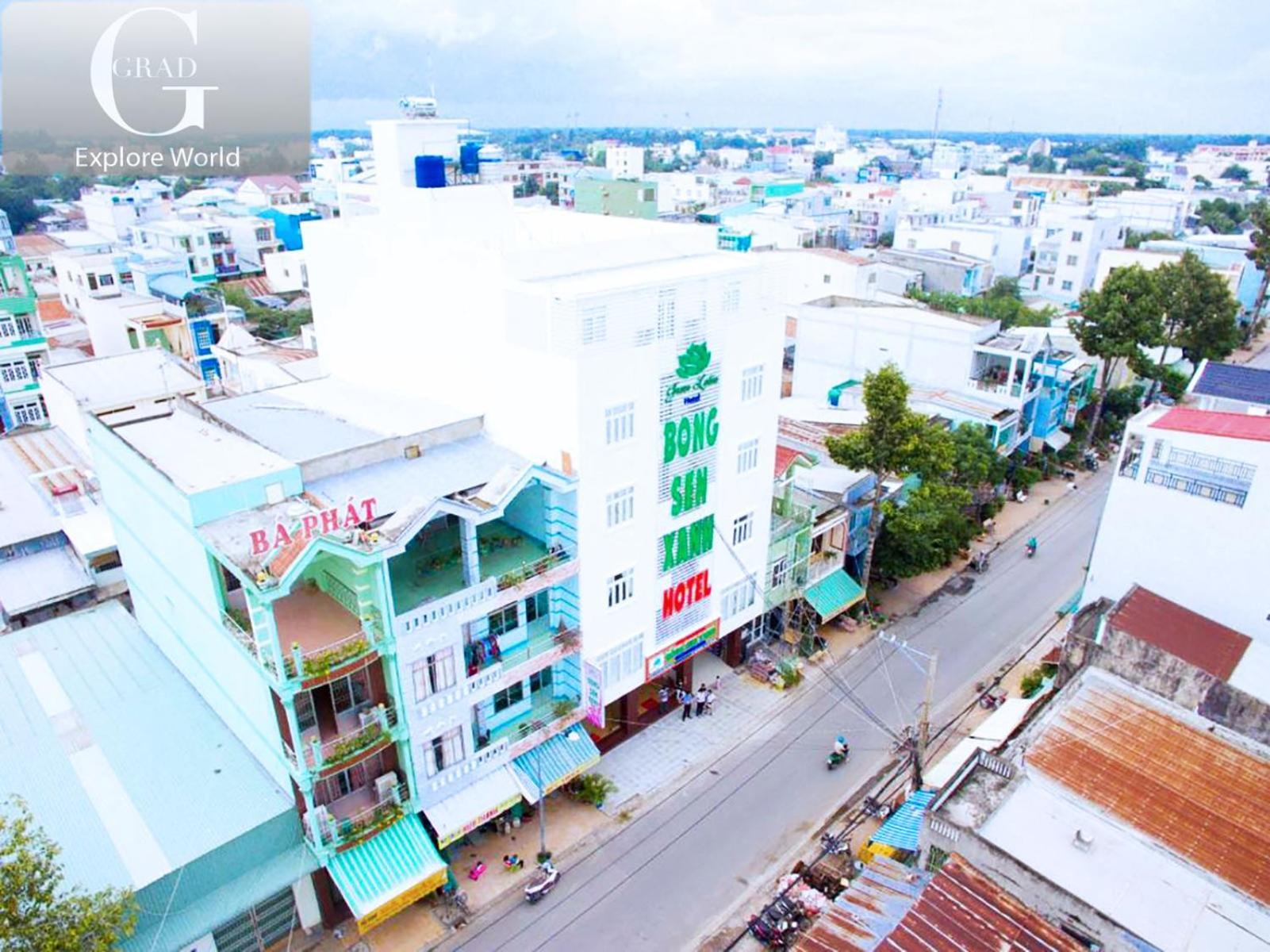 Bong Sen Xanh Hotel Cao Lanh Bagian luar foto