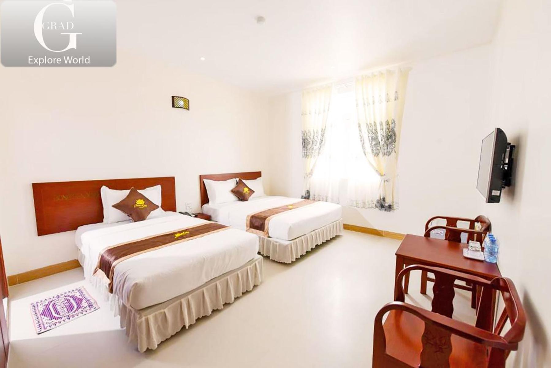 Bong Sen Xanh Hotel Cao Lanh Bagian luar foto